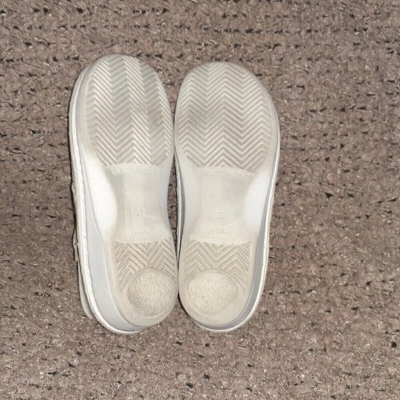 FINN COMFORT-Baden-Grey/Beige Pebbled Perforated Leather-Sz 37 D-Excellent - Picture 7 of 7